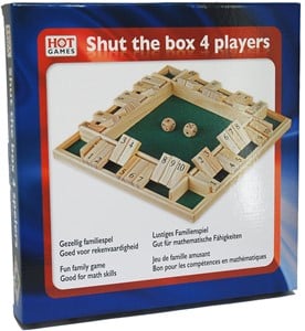 Shut the Box 4 persoons