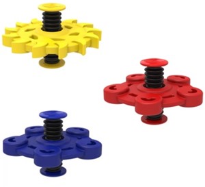 Flip Spinner Rubber Blauw huismerk kopen in de aanbieding