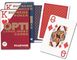 Piatnik Poker Speelkaarten - Opti Grote Index