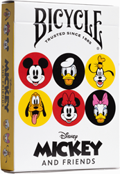 Bicycle - Mickey & Friend Pokerkaarten