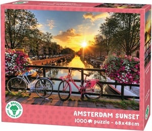 Afbeelding van het spelletje Amsterdam Sunset Puzzel (1000 stukjes)
