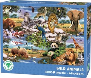Afbeelding van het spelletje Wild Animals Puzzel (1000 stukjes)