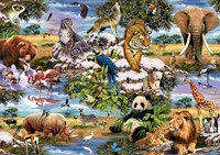 Wild Animals Puzzel (1000 stukjes)-2