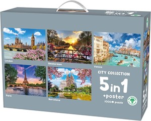 Afbeelding van het spelletje City 5-in 1 Puzzel ( stukjes)