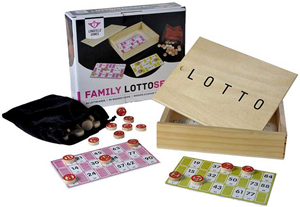 Lotto Bingoset in Houten Kistje