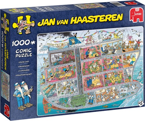 Jan van Haasteren - Cruiseschip Puzzel (1000 stukjes)