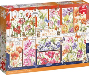 Afbeelding van het spelletje Janneke Brinkman - Nederlandse tulpen Puzzel (1000 stukjes)