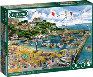 Afbeelding van het spel Falcon - Newquay Harbour Puzzel (1000 stukjes)