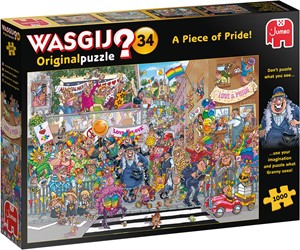 Afbeelding van het spelletje Wasgij Original 34 - Een Stukje Trots Puzzel (1000 stukjes)