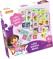 Dora - 3-in-1 Spel - bij Spellenrijk.nl