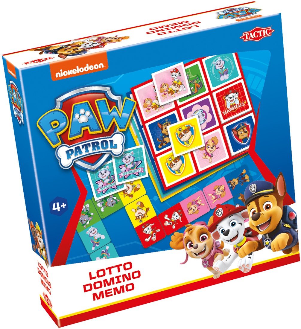 boksen toediening Treble Paw Patrol - 3-in-1 Spel - kopen bij Spellenrijk.nl