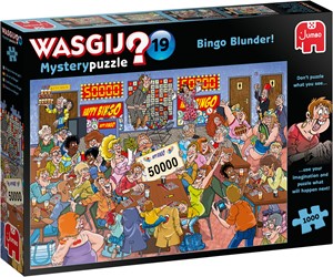 Thumbnail van een extra afbeelding van het spel Wasgij Mystery 19 - Bingo Blunder Puzzel (1000 stukjes)