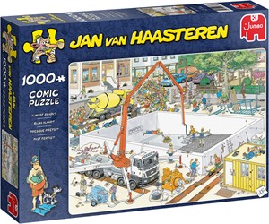 Afbeelding van het spelletje Jan van Haasteren - Bijna klaar? Puzzel (1000 stukjes)