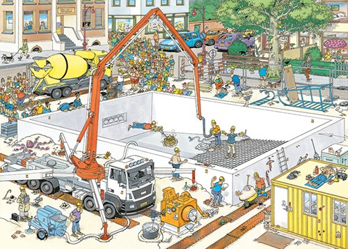 Jan van Haasteren - Bijna klaar? Puzzel (1000 stukjes)-2