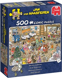 Afbeelding van het spelletje Jan van Haasteren - Op het nieuwe jaar! (500 stukjes)