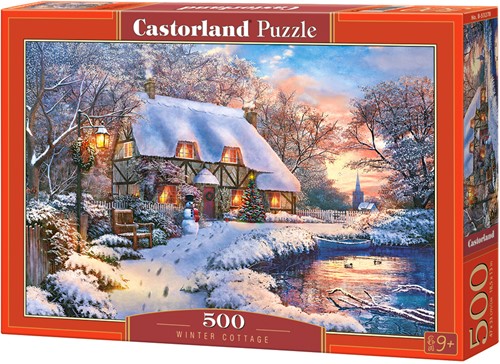 Winter Cottage Puzzel (500 stukjes)