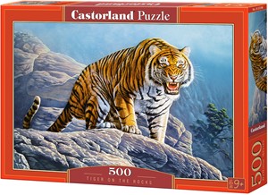 Afbeelding van het spel Tiger on the Rocks Puzzel (500 stukjes)