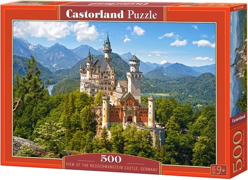 View of the Neuschwanstein Castle, Germany Puzzel (500 stukjes)