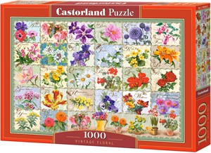 Afbeelding van het spel Vintage Floral Puzzel (1000 stukjes)