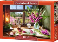 Still Life with Violet Snapdragons Puzzel (1000 stukjes)