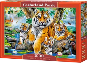 Afbeelding van het spel Tigers by the Stream Puzzel (1000 stukjes)