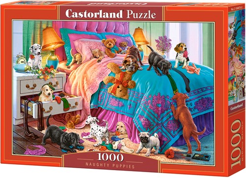 Naughty Puppies Puzzel (1000 stukjes)