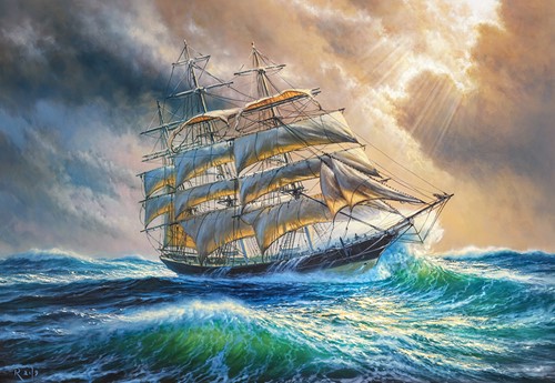 Sailing Against All Odds Puzzel (1000 stukjes)-2