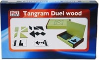 Tangram Dubbel in Houten Kist