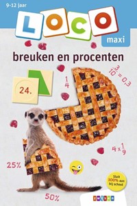 Afbeelding van het spelletje Loco Maxi - Breuken en Procenten