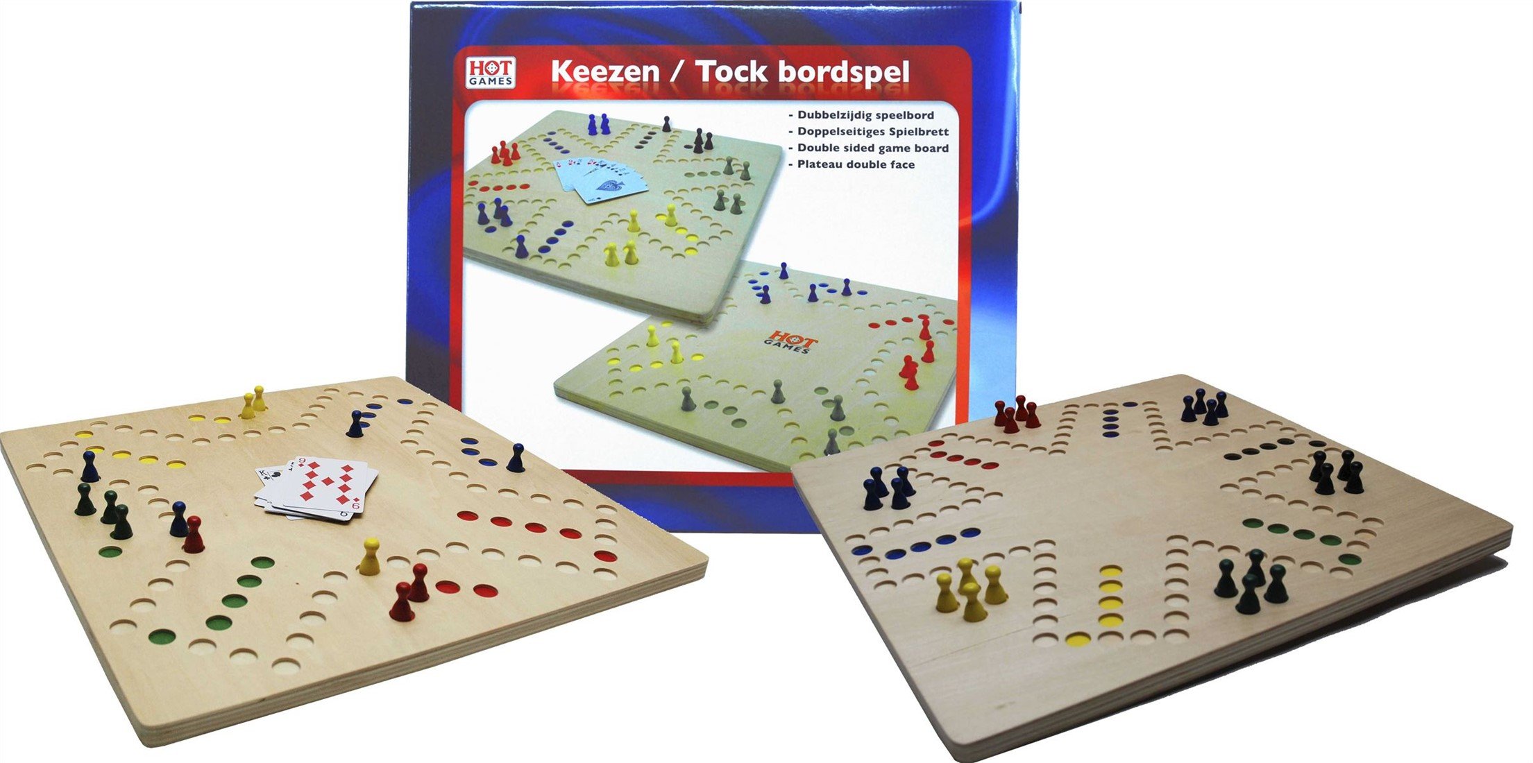 Zwakheid Jonge dame actie HOT - Keezen Bordspel 4-6 Personen Hout - kopen bij Spellenrijk.nl