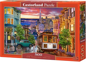 Afbeelding van het spel San Francisco Trolley Puzzel (500 stukjes)