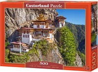 View of Paro Taktsang Bhutan Puzzel (500 stukjes)