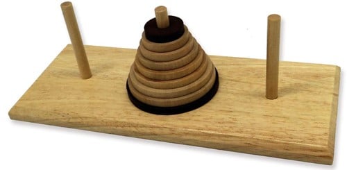 Toren van Hanoi (9 ringen)
