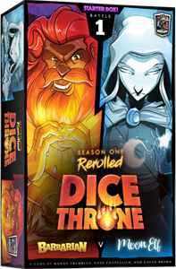 Roxley Games Dice Throne S1 ReRolled - Barbarian vs Moon Elf