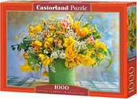 Spring Flowers in Green Vase Puzzel (1000 stukjes)