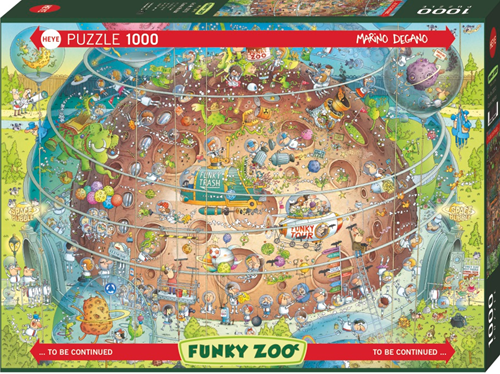 Funky Zoo - Cosmic Habitat Puzzel (1000 stukjes)