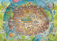 Funky Zoo - Cosmic Habitat Puzzel (1000 stukjes)-2