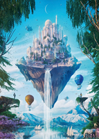 Future Cities - Sky Isle Puzzel (1000 stukjes)-2