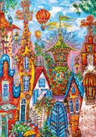 Charming Village - Blue Gate Puzzel (500 stukjes)-2