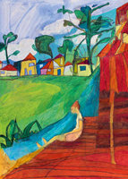 Daily Life - By the River Puzzel (1000 stukjes)-2