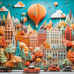 Paper-Like - Townscape Puzzel (1000 stukjes)