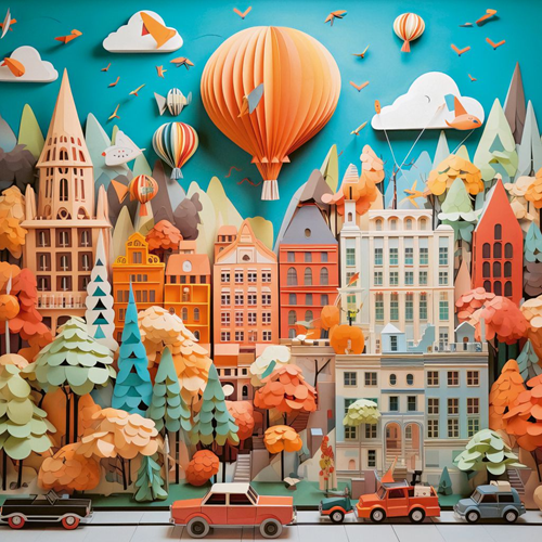 Paper-Like - Townscape Puzzel (1000 stukjes)-2