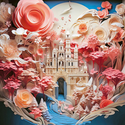 Paper-Like - White Castle Puzzel (1000 stukjes)