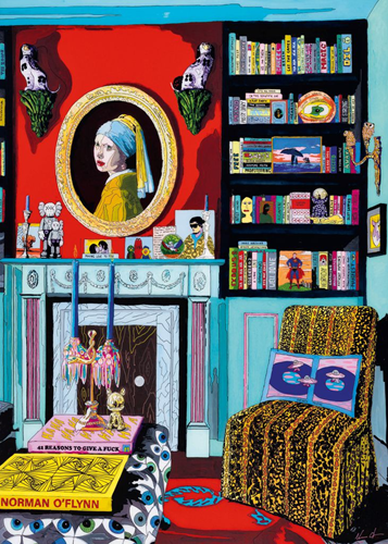 Room with Vermeer Puzzel (1000 stukjes)-2