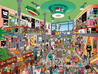 Triangle Box - Legpuzzel Record Store (1500 stukjes)-2