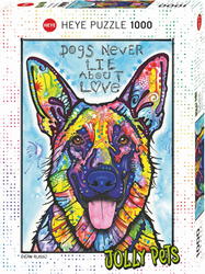 Jolly Pets - Dogs Never Lie Puzzel (1000 stukjes)