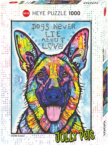Jolly Pets - Dogs Never Lie Puzzel (1000 stukjes)