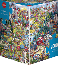 Triangle Box - Go Camping Puzzel (2000 stukjes)