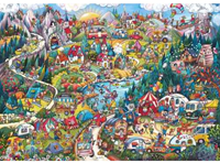 Triangle Box - Go Camping Puzzel (2000 stukjes)-2