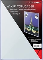 Toploader - 6" X 9" (25 stuks)
